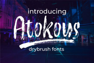 Atokous: A Modern Display Font for Bold Editorial Design