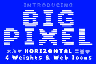Big Pixel Horizontal: A Bold Font for Modern Branding