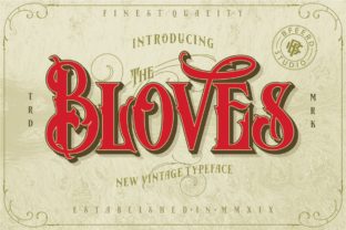Bloves: A Font That Adds Charm to Every Craft Project
