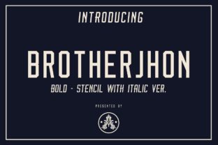 Brother Jhon Duo: A Dynamic Font for Modern Branding