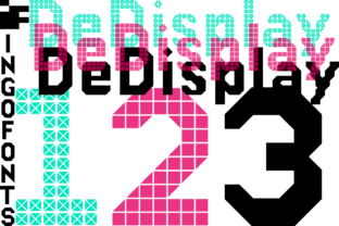 DeDisplay: A Playful Yet Smart Font for Modern Editorial Design