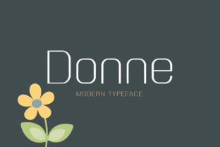 Donne: A Modern Display Font with Classic Charm