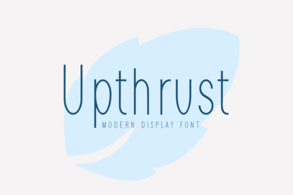 Enhance Your Editorial Design with the Upthrust Font