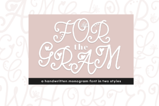For the Gram Display Font for Handmade Creations