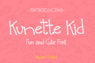 Kunette Kid: A Whimsical Font for Editorial Magic