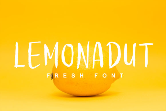 Lemonadut: A Fresh Font for Handmade Creations
