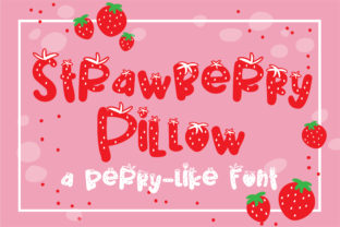 Strawberry Pillow: A Sweet Touch for Your Brand's Typography