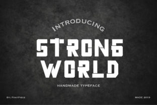 Strong World Font: Elevate Your Brand with a Modern Display Typeface