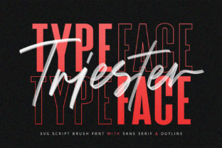 Triester: A Bold Brush Font for Impactful Digital Design