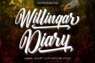 Willingar Diary: A Timeless Display Font for Editorial Design