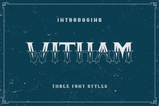 Witham Family: A Retro Display Font for Handmade Creations