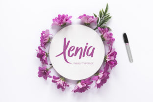 Xenia Family: A Delicate Display Font for Editorial Elegance